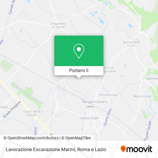 Mappa Lavorazione Escavazione Marmi