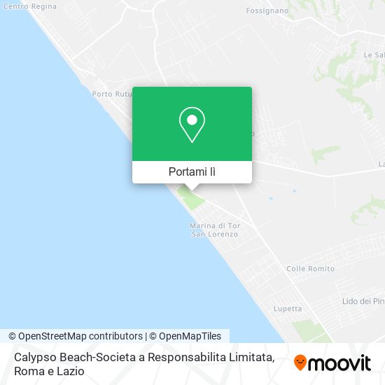Mappa Calypso Beach-Societa a Responsabilita Limitata