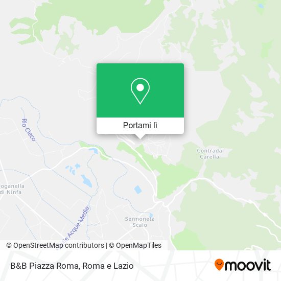 Mappa B&B Piazza Roma