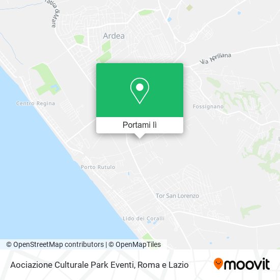 Mappa Aociazione Culturale Park Eventi