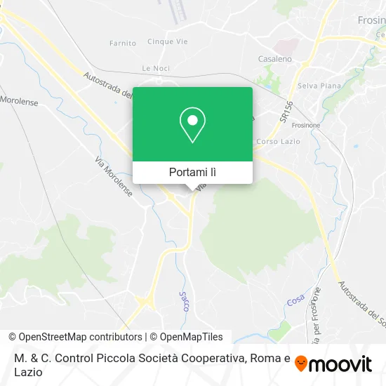 Mappa M. & C. Control Piccola Società Cooperativa