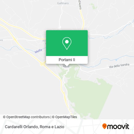 Mappa Cardarelli Orlando