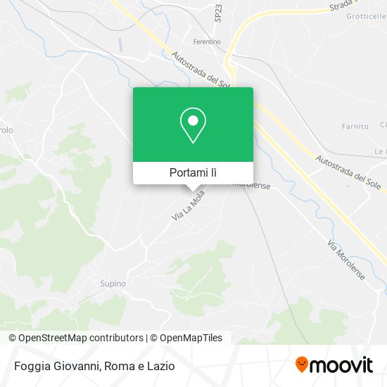Mappa Foggia Giovanni