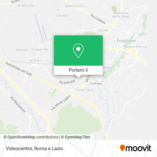 Mappa Videocentro