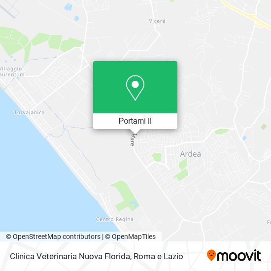 Mappa Clinica Veterinaria Nuova Florida