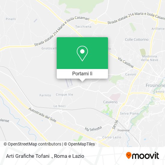 Mappa Arti Grafiche Tofani .