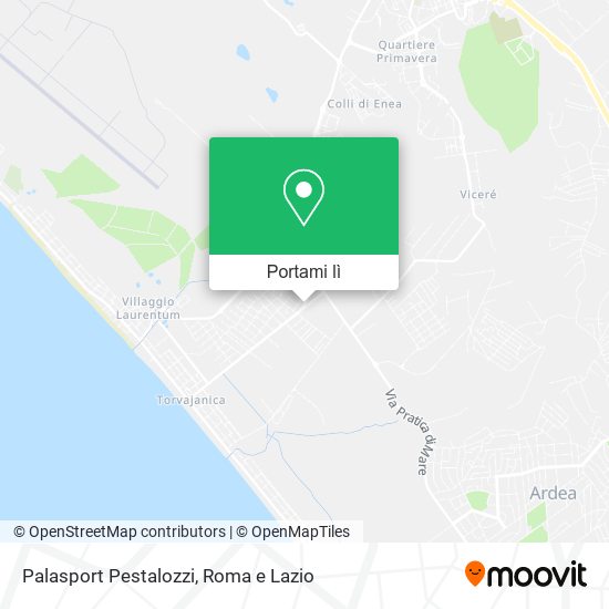 Mappa Palasport Pestalozzi