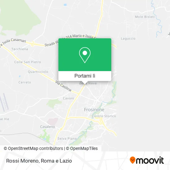 Mappa Rossi Moreno