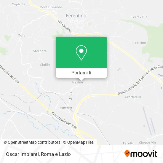 Mappa Oscar Impianti