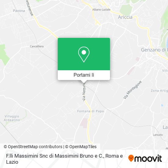 Mappa F.lli Massimini Snc di Massimini Bruno e C.