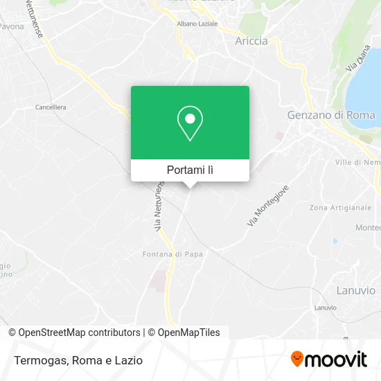 Mappa Termogas