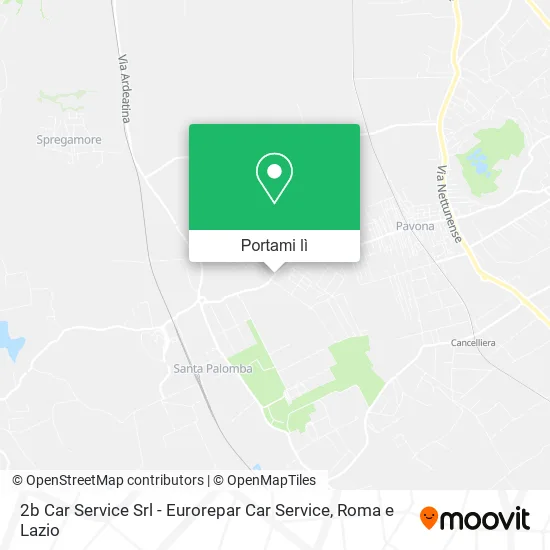 Mappa 2b Car Service Srl - Eurorepar Car Service