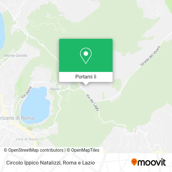 Mappa Circolo Ippico Natalizzi