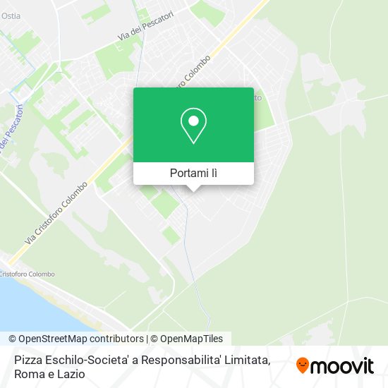 Mappa Pizza Eschilo-Societa' a Responsabilita' Limitata