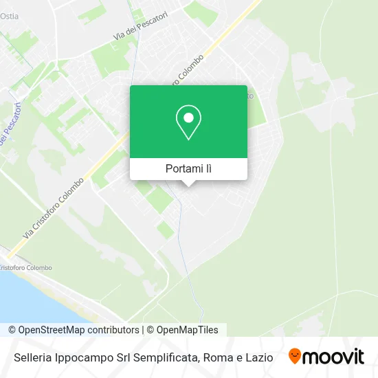 Mappa Selleria Ippocampo Srl Semplificata