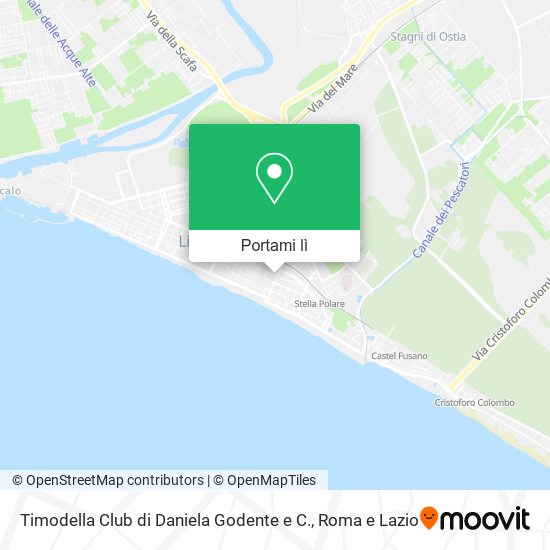 Mappa Timodella Club di Daniela Godente e C.