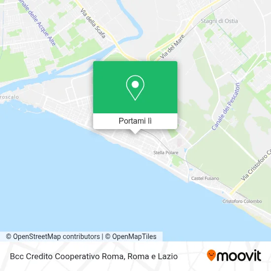 Mappa Bcc Credito Cooperativo Roma