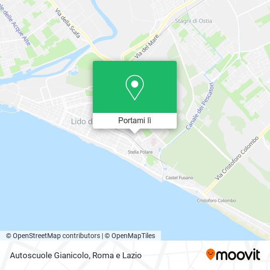 Mappa Autoscuole Gianicolo