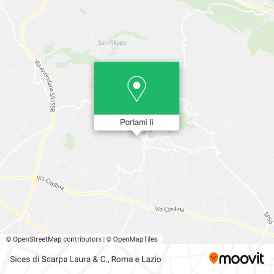 Mappa Sices di Scarpa Laura & C.