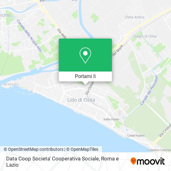 Mappa Data Coop Societa' Cooperativa Sociale