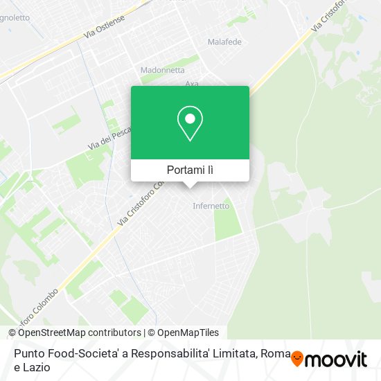 Mappa Punto Food-Societa' a Responsabilita' Limitata