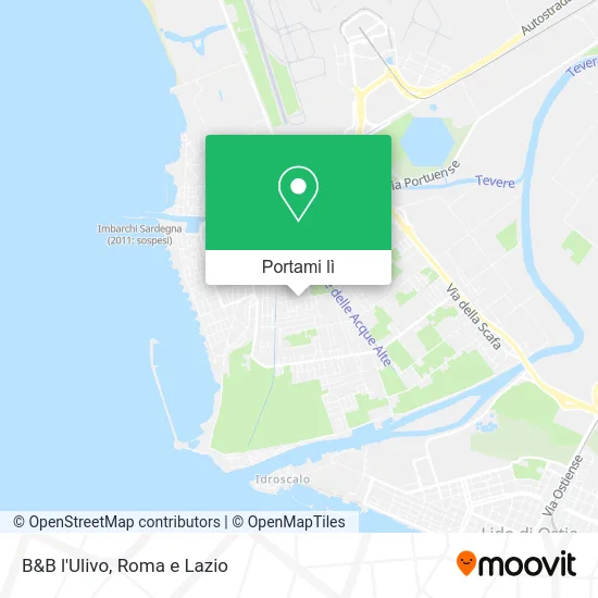 Mappa B&B l'Ulivo