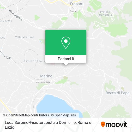 Mappa Luca Sorbino-Fisioterapista a Domicilio