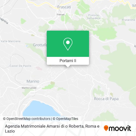Mappa Agenzia Matrimoniale Amarsi di o Roberta