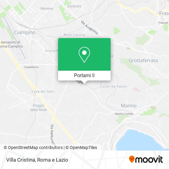 Mappa Villa Cristina