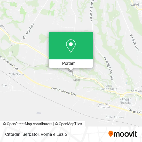 Mappa Cittadini Serbatoi
