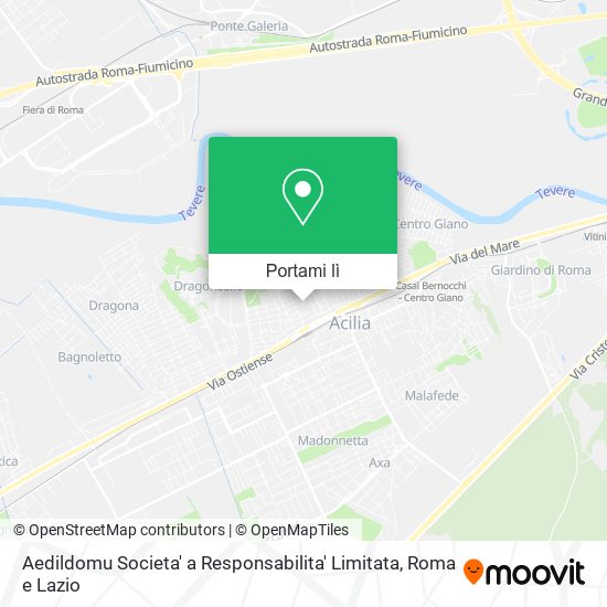 Mappa Aedildomu Societa' a Responsabilita' Limitata