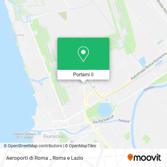 Mappa Aeroporti di Roma .