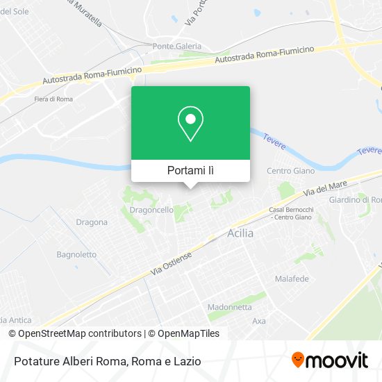 Mappa Potature Alberi Roma