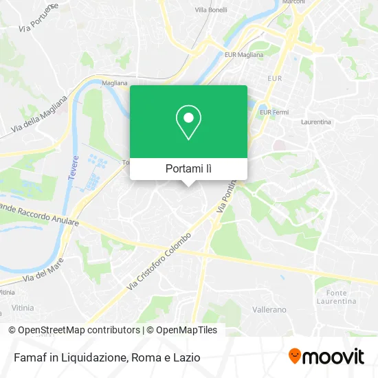 Mappa Famaf in Liquidazione