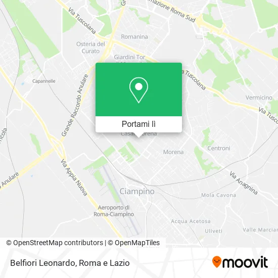 Mappa Belfiori Leonardo