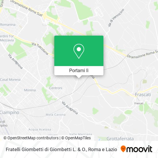 Mappa Fratelli Giombetti di Giombetti L. & O.