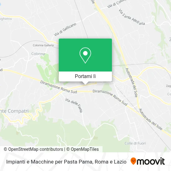 Mappa Impianti e Macchine per Pasta Pama