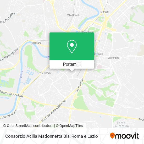 Mappa Consorzio Acilia Madonnetta Bis