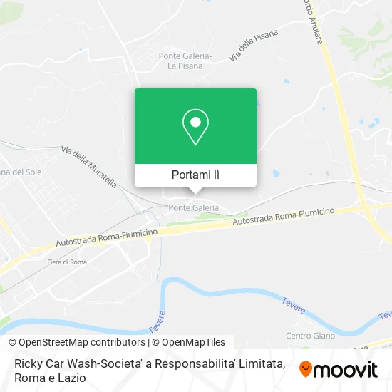 Mappa Ricky Car Wash-Societa' a Responsabilita' Limitata