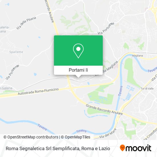 Mappa Roma Segnaletica Srl Semplificata