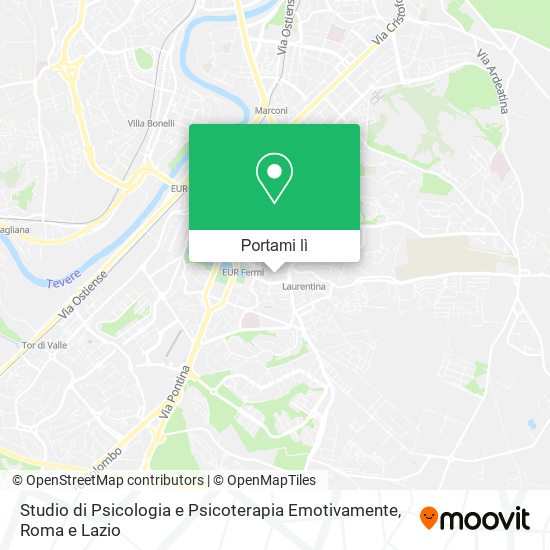 Mappa Studio di Psicologia e Psicoterapia Emotivamente