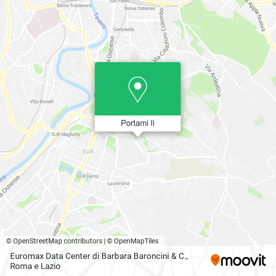 Mappa Euromax Data Center di Barbara Baroncini & C.