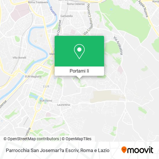 Mappa Parrocchia San Josemar?a Escriv