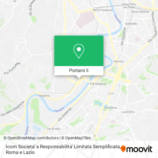 Mappa Icom Societa' a Responsabilita' Limitata Semplificata