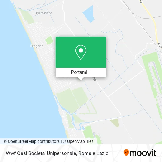 Mappa Wwf Oasi Societa' Unipersonale