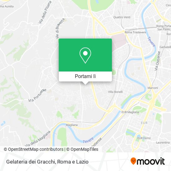 Mappa Gelateria dei Gracchi