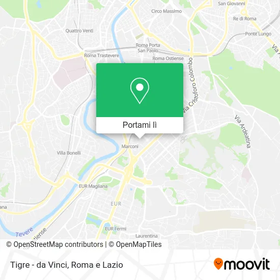 Mappa Tigre - da Vinci