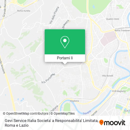 Mappa Gevi Service Italia Societa' a Responsabilita' Limitata