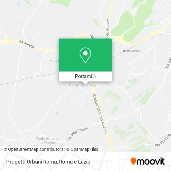 Mappa Progetti Urbani Roma