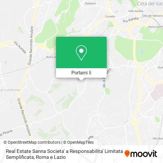 Mappa Real Estate Sanna Societa' a Responsabilita' Limitata Semplificata